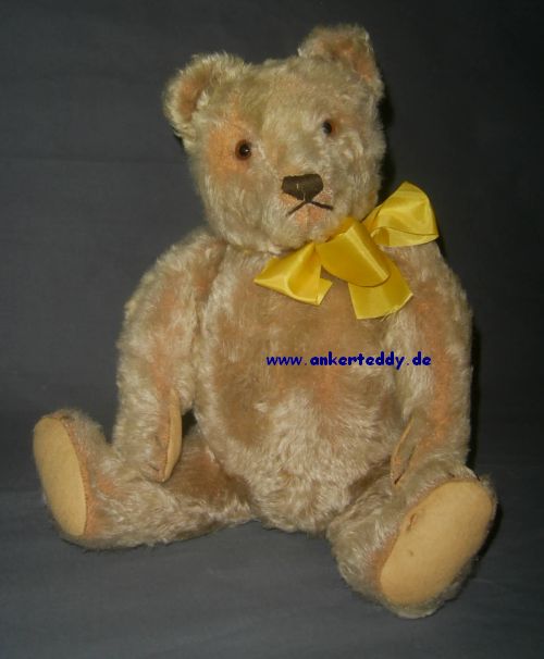 neuwertig ohne rote Schleife 35 cm Steiff Teddybär BERNIE creme 013218 